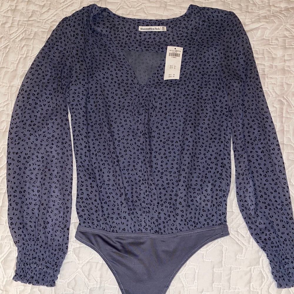Abercrombie Printed Blouse Bodysuit